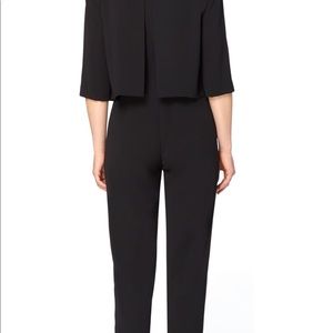 Tahari black jumpsuit - super cute! Worn once! Sz8